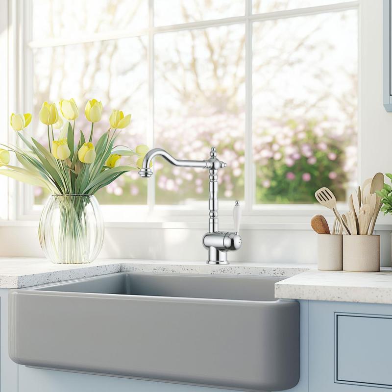 Franke Particolare Old England clasic robinet de bucătărie cromat 115.0060.360