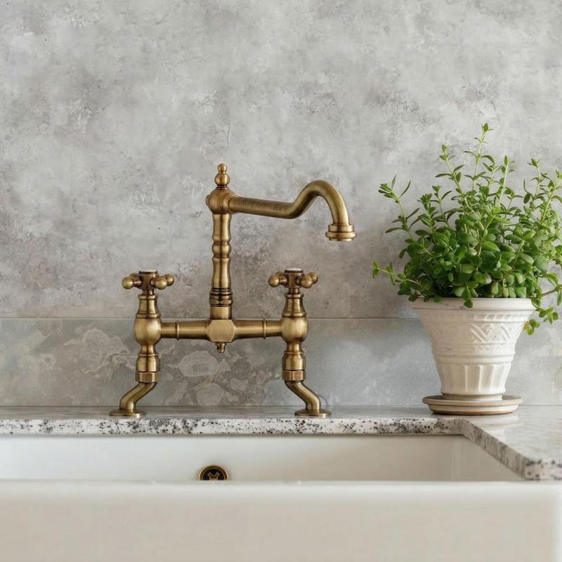 Nostalgică Baterie de bucătărie bronz V1979BRST