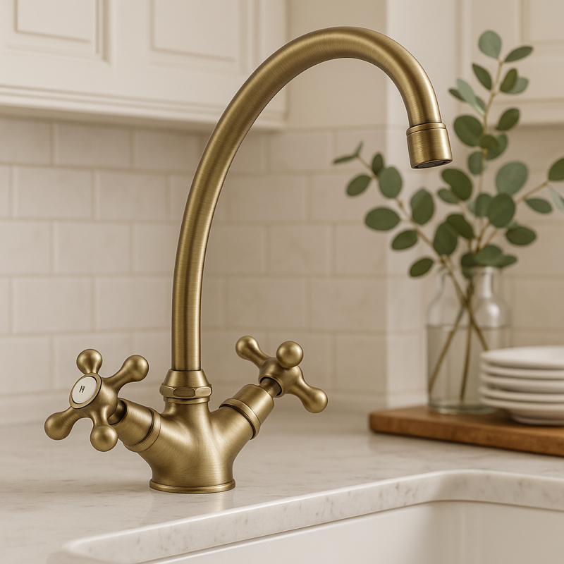 Robinet de bucătărie Nostalgic V1900 Bronze