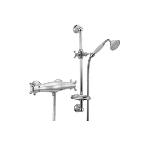 Robineta termostat Huber Victorian pentru duș cu set de bară de glisare Crom VTS0101021