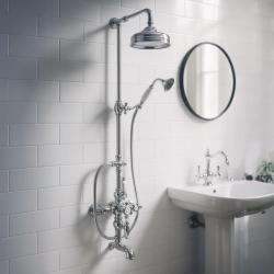 Huber Victorian Set de baie/cadă cu termostat 30cm RVS 592.VN31H.AC