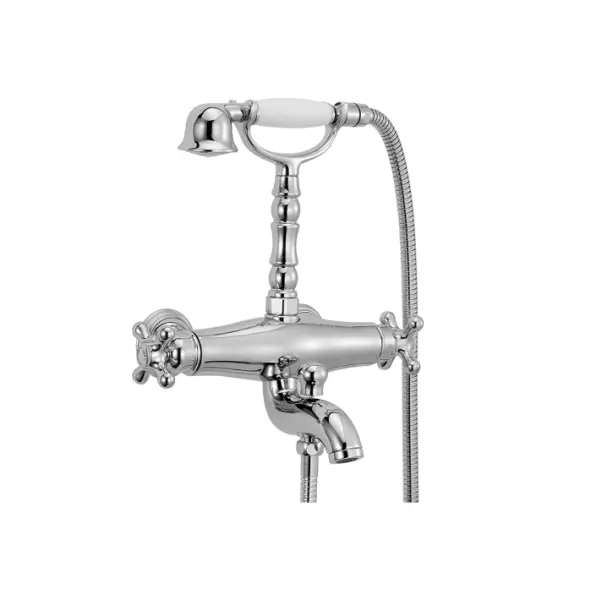 Huber Croisette Robinet de baignoire avec thermostat Or CST330102G