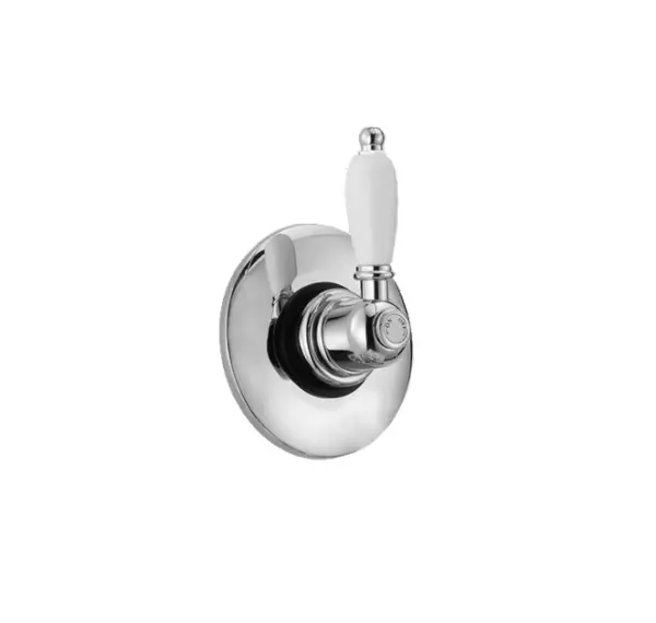 Huber Croisette Robinet de blocage encastré Chrome/Or CS0003137G