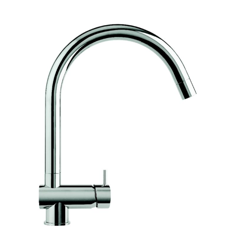 Waterevolution Flow Robinet de bucătărie cromat cu bec retractabil și duză pivotantă T15501