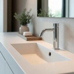 Robinetul cu jet de apă Waterevolution Flow, închidere automată, cromat, T110TP01.