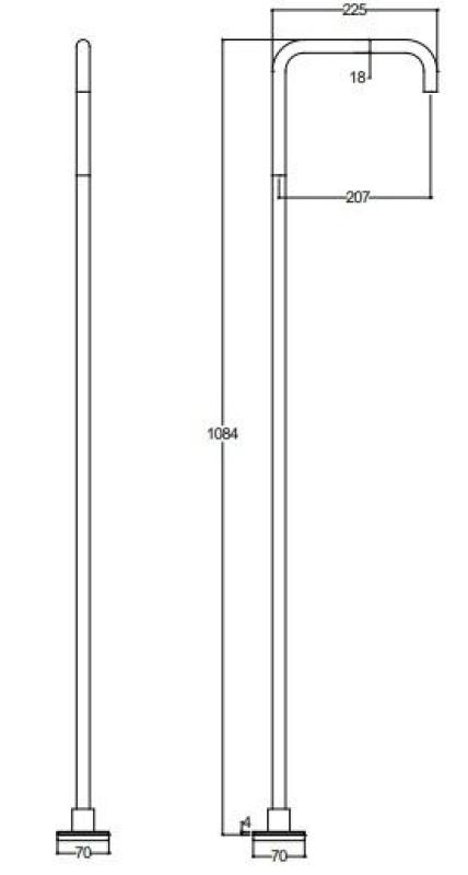 Waterevolution Flow Robinet pentru chiuvetă independentă Cu ieșire cromată T1.676.01