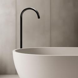 Evolutia apei Robinet de baie cu curgere în picioare, negru mat T1673PR
