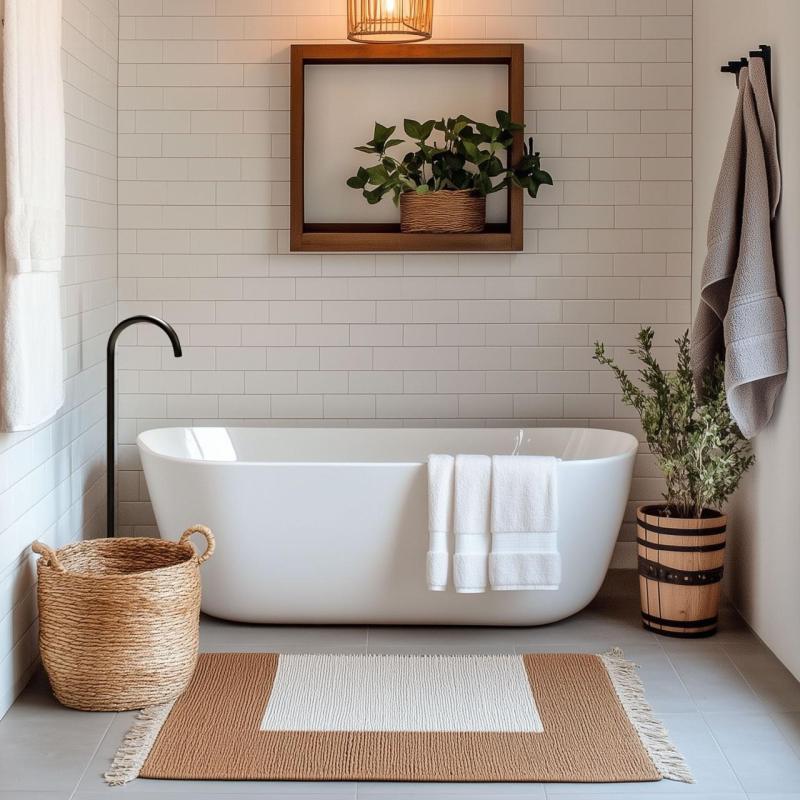 Evolutia apei Robinet de baie cu curgere în picioare, negru mat T1673PR