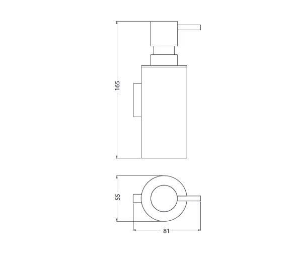 Dozator de săpun Waterevolution Deep, cromat, A22601