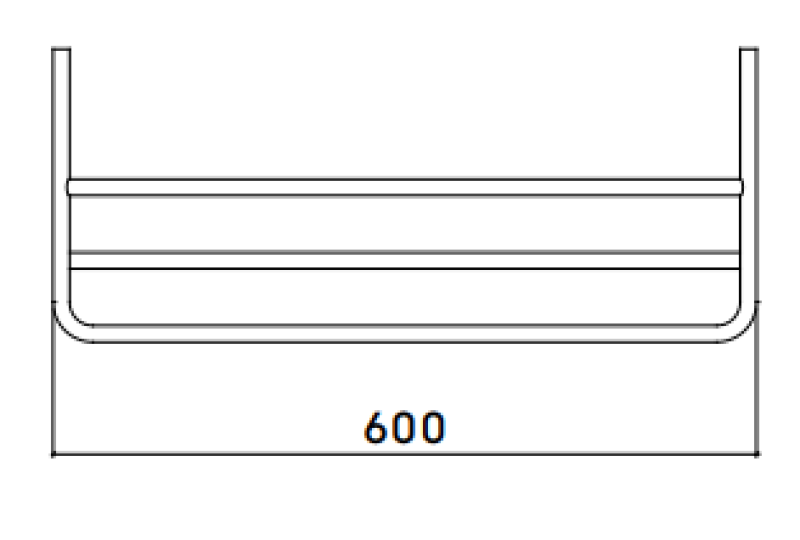 Suportul pentru prosop Waterevolution flow handdoekhouder complet din oțel inoxidabil A118IE
