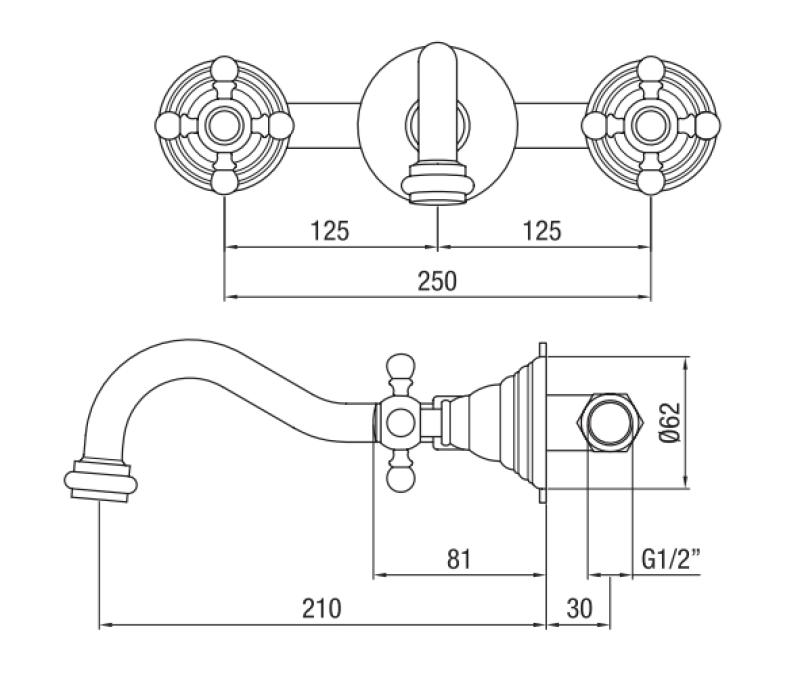 PB klassieke inbouw muurkraan met sterknoppen 20 cm uitloop RVS 1208855092

PB robinet de perete încorporat clasic cu mânere în formă de stea, țeavă de scurgere de 20 cm, inox 1208855092