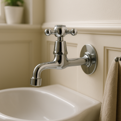 Robinetele de perete clasice PB cu buton puternic apa rece crom 1208855592.