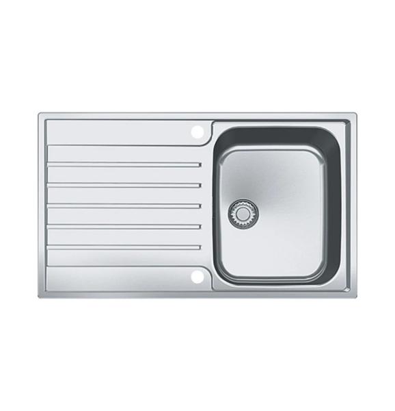 Franke Argos AGX 211-86 chiuvetă din inox cu scurgător 860x510 montaj la nivel 127.0380.403