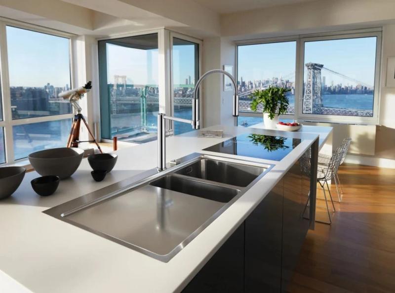 Franke Pescara Semi Pro 360 Robinet de bucătărie cu duș flexibil cromat 115.0393.976