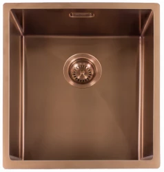 Reginox Miami 4040 OKG Chiuvetă din oțel inoxidabil de culoare cupru PVD Copper 40x40 L7681 R30707