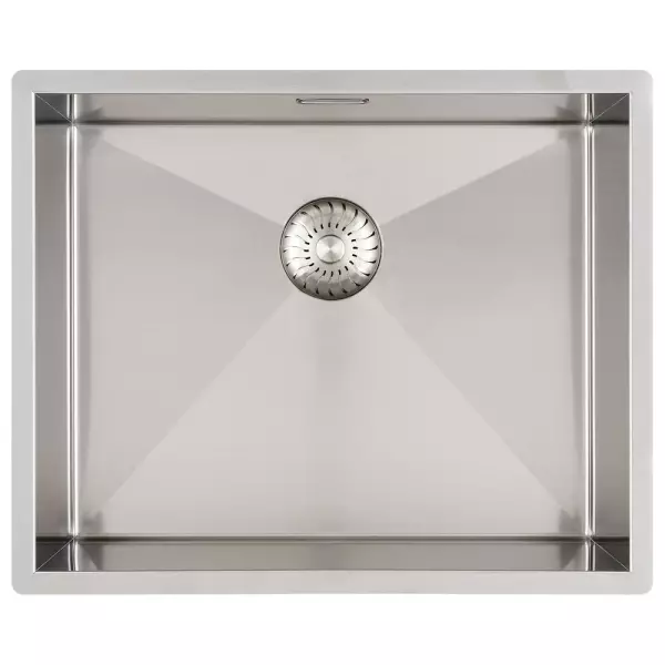 Chiuvetă de inox CAPP50R6R0 Caressi, dimensiuni B50xL40xD18.5cm, montaj suprapus, submontat sau încastrat plan, 1208920587.