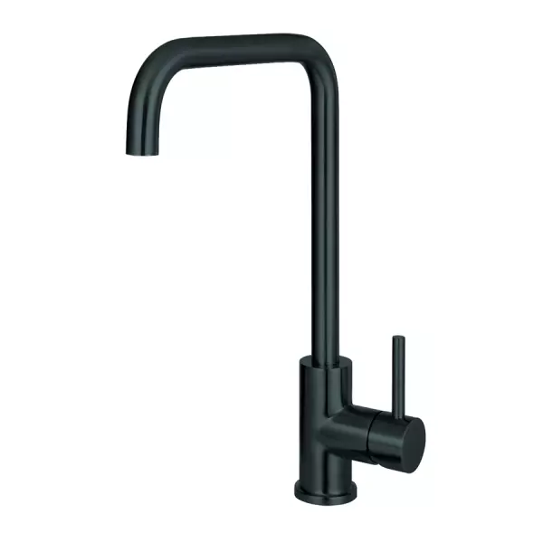 CARESSI Black Line Baterie de bucătărie cu un singur mâner din oțel inoxidabil negru  CA106BK ECO 1208920646