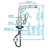 CARESSI Black Line eenhendel keukenmengkraan RVS zwart CA108BK ECO 1208920647 kloon 14-02-2019 01:20:09