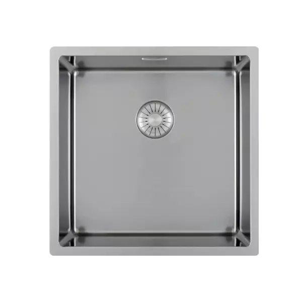 Chiuveta de lux CAPP46D46R10 Caressi, dimensiuni B46xL46xD18.5cm, cu dop fără sudură 1208920664.