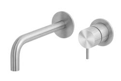 Waterevolution Flow T116BIEV2 All-Stainless Steel Under-Mount Sink Faucet with 15 cm Spout