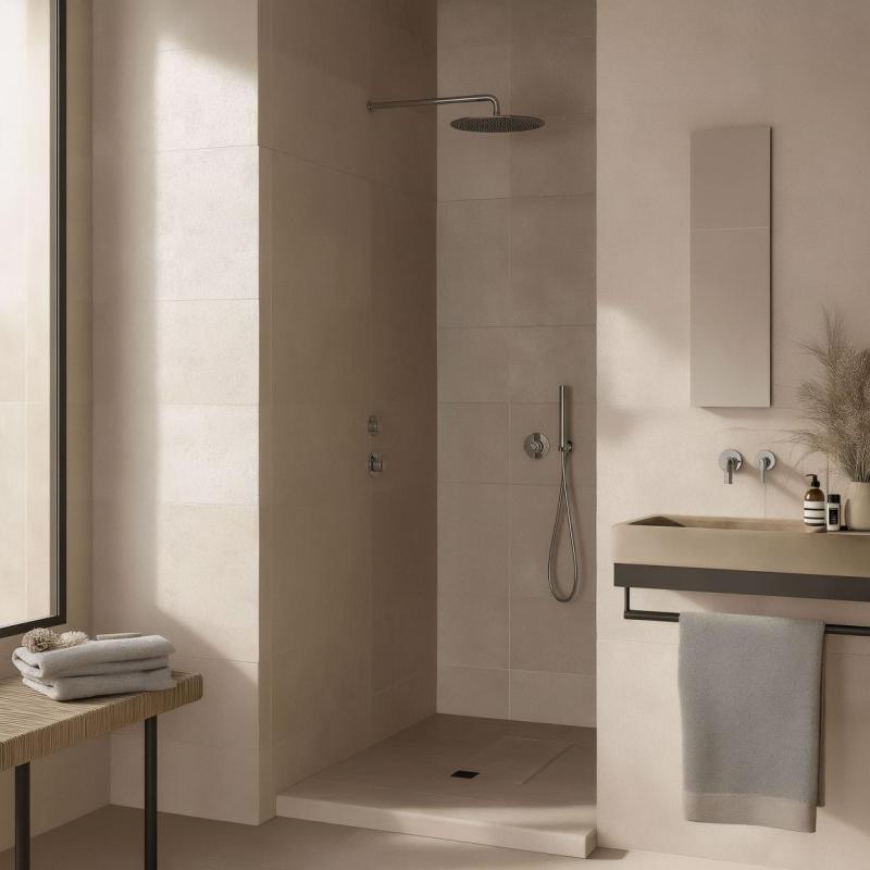 Waterevolution Flow termostat de duș încastrat cu 1 robinet de oprire cromat 1208920980