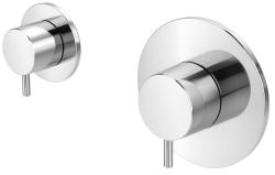 Waterevolution Flow termostat de duș încastrat cu 1 robinet de comutare cromat 1208920984