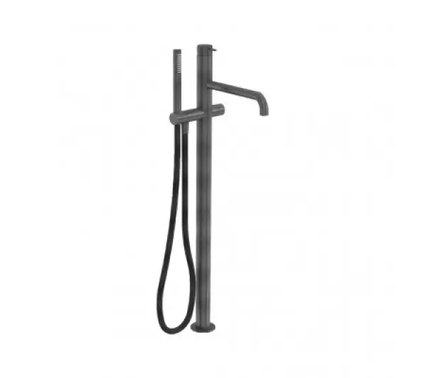 Robinetele de baie autonome Waterevolution Flow cu duș manual, de culoare gun metal T133GME.