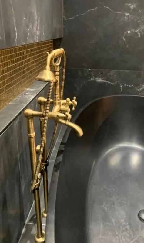 PB Robinet de baie independent nostalgique avec boutons en bronze 6000