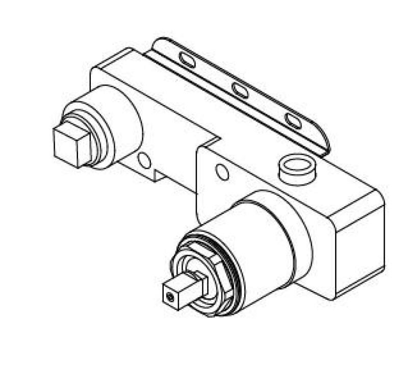 Waterevolution Robinet de chiuvetă încastrat cu 2 găuri T0.16.I