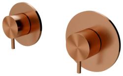 Waterevolution Flow termostat de duș încastrat cu 1 robinet de comutare din cupru