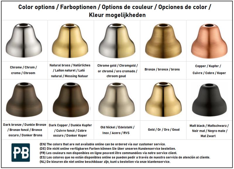 PB Baterie nostalgia pentru cada cu set de duș manual Bronz