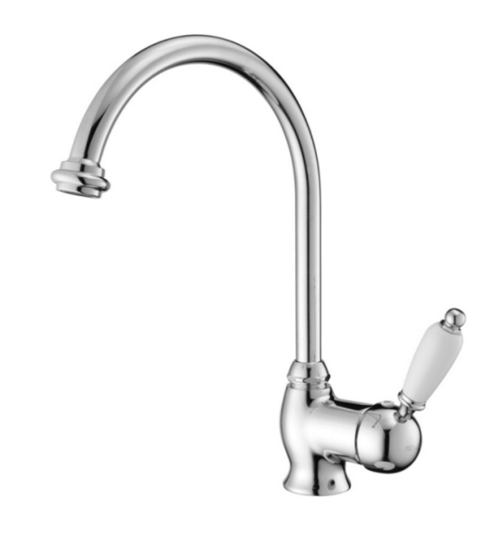 PB Clasic Robinet de bucătărie cu o singură pârghie și duză pivotantă 200 mm crom 1208953113