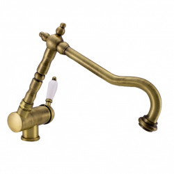 PB Vintage Robinet de bucătărie Nostalgic robinet de fereastră pliabil Bronz 1208953756