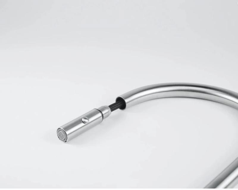 Franke Robinet de bucătărie Eos Neo cu duză și pulverizator extractibil complet din oțel inoxidabil 115.0590.045