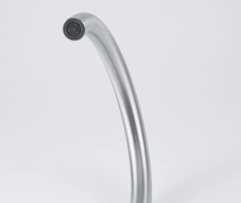 Franke Robinet de bucătărie Eos Neo cu duză și pulverizator extractibil finisaj PVD gun metal 115.0628.256