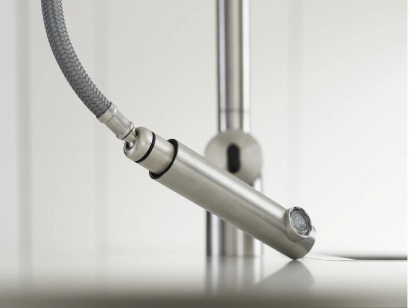 Franke Robinet de bucătărie cu senzor din oțel inoxidabil periat Atlas Neo cu duză din inox 115.0625.523