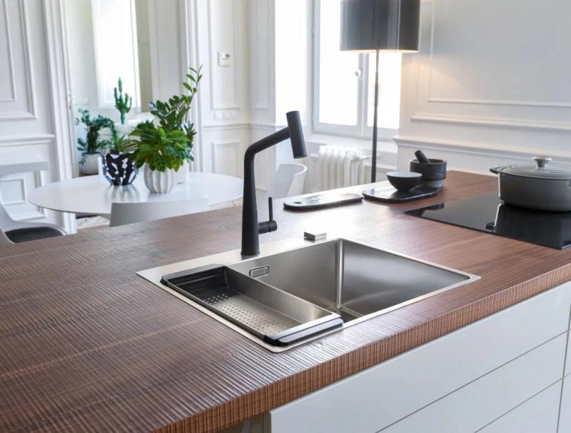 Franke Icon Robinet de bucătărie negru mat cu duză pivotantă 115.0625.190