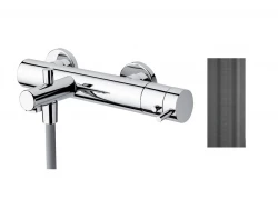 Termostatul pentru baie Waterevolution Flow cu set de duș manual PVD Gun Metal T130TGME.