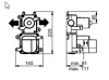 SB AESTHETICS Round Inbouw thermostaatkraan met 1 uitgang / stopkraan mat wit 1208954900 (kloon)