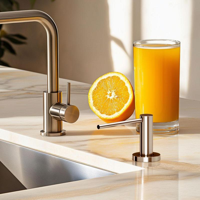 Dispensator de săpun încorporabil Quadri Swindon Luxe, crom, reîncărcabil de sus, 1208956049.