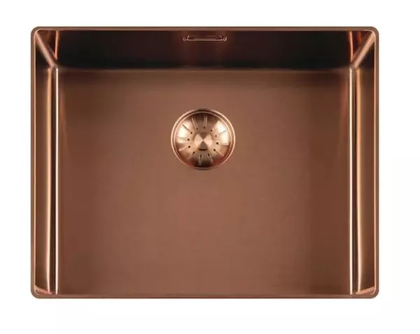 Lorreine 50SL1016-COPPER Chiuvetă Slim cu dimensiunea de 50x40cm, montaj suprapus, din Cupru.