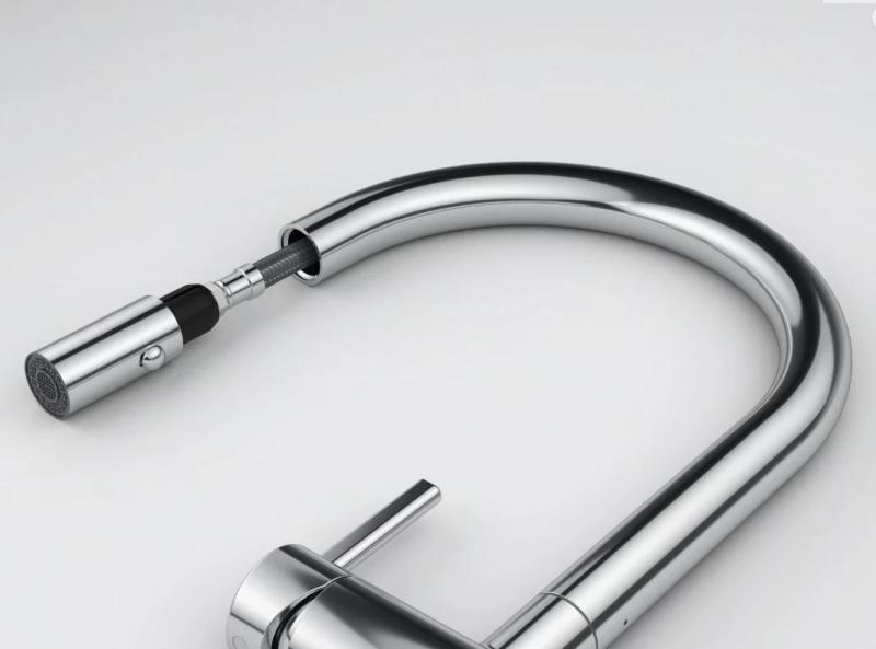 Franke Active J Robinet de bucătărie cromat cu duză retractabilă 115.0653.401