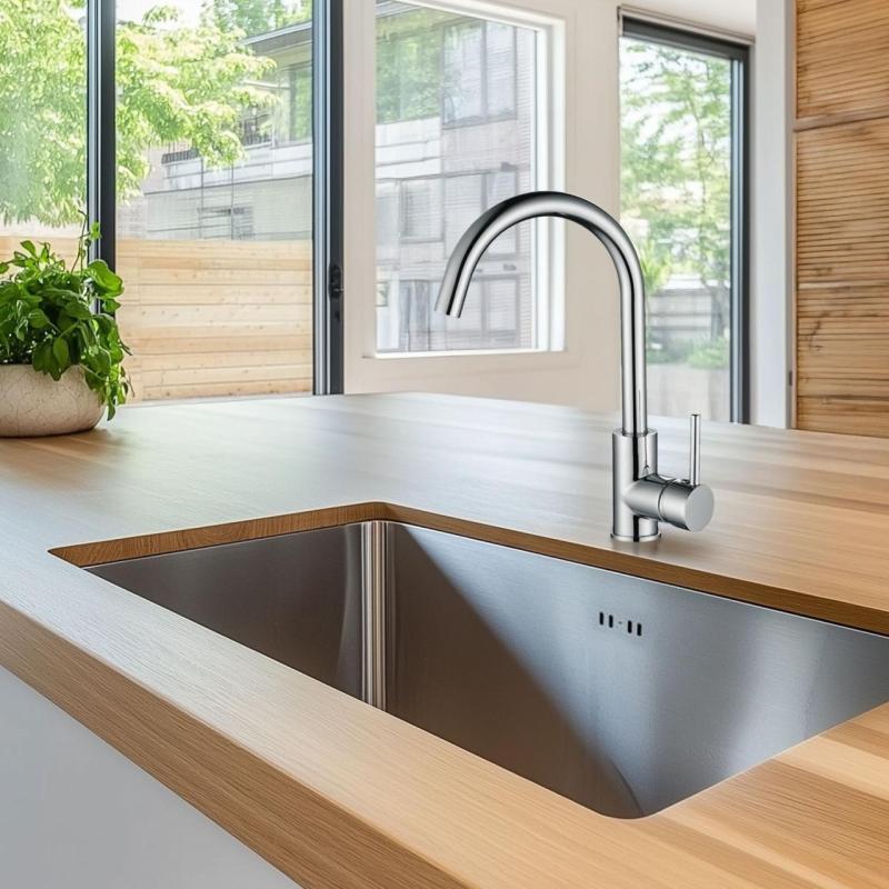 Ausmann sau chiuvetă mare din oțel inoxidabil 74x40cm, cu montaj suprapus sau subblat, și încastrat adâncime suplimentară de 22cm 1208957114