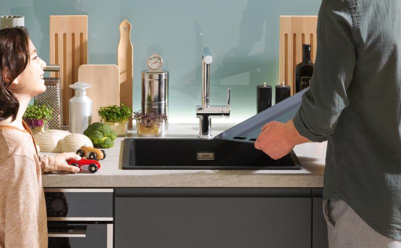 Franke Maris MRG 210 / 110-37 Ediția Fragranite negru mat chiuvetă încorporată