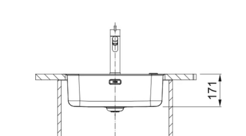 Franke Smart SRX 210.50 T Chiuvetă din oțel inoxidabil 50x40 încorporată 127.0688.777