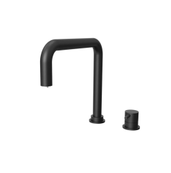 Waterevolution Flow Robinet de bucătărie cu 2 orificii negru mat T151HPR