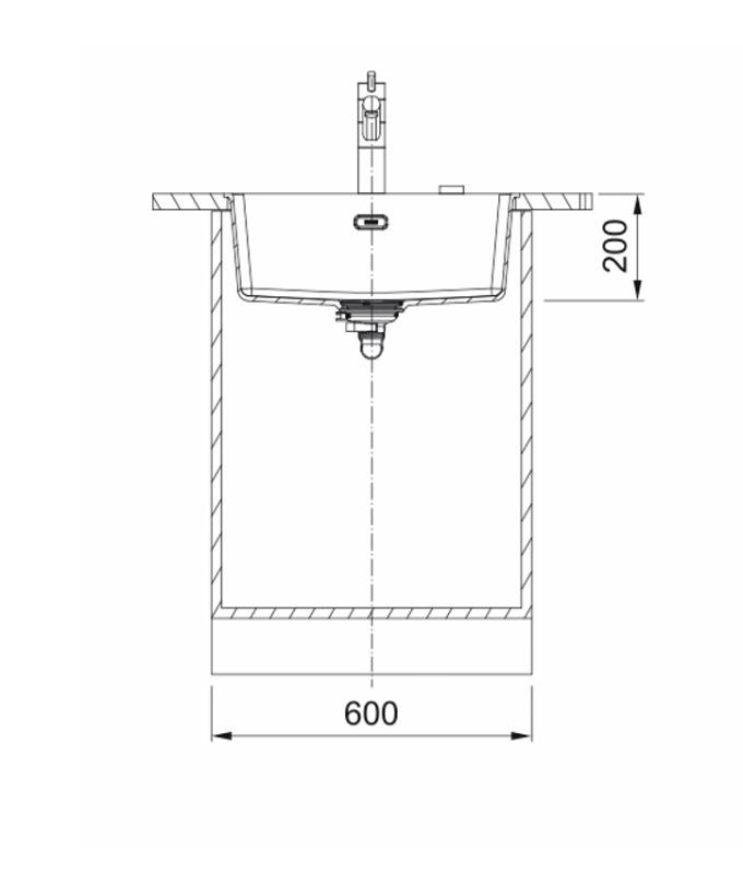 Franke Maris MRG 210-52 Fragranite chiuvetă de ostruă pentru montare la suprafață