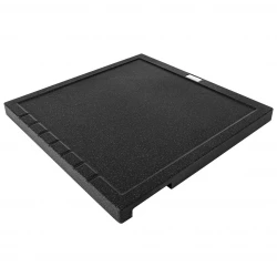 Aquadesign Unix  Suport de scurgere din granit 35x35cm negru 1208958214