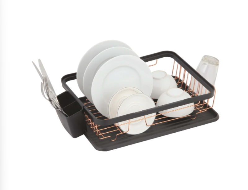 EPKA Suport pentru vase negru/auriu roz din oțel 43.3x10.5x32cm 1208958247