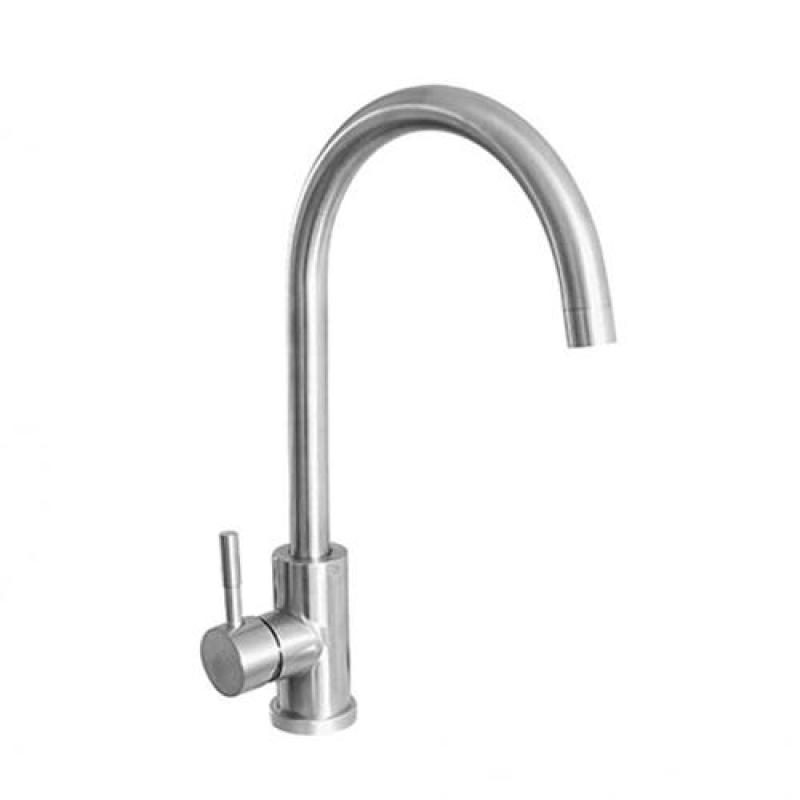 Ausmann Inox Round Robinet de bucătărie cu duză rotativă complet din oțel inoxidabil 1208958308